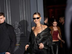 Bella Hadid guida il vogue pack unendosi a Kate e Lila Moss, Rosie Huntington-Whiteley e Zoe Kravitz alla festa post-show di Saint Laurent a Parigi