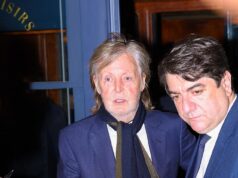 Sir Paul McCartney cena con la moglie Nancy a Parigi dopo aver mostrato sostegno alla figlia Stella durante il suo spettacolo della PFW