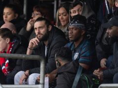 Andy Carroll viene visto per la prima volta da quando si è dichiarato non colpevole di aver violato l’ordine di non molestie “dopo aver chiamato ripetutamente l’ex moglie della star di TOWIE Billi Mucklow”