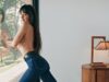 Dakota Johnson posa in topless in denims prima di togliersi la biancheria intima in uno scatto frizzante per Calvin Klein mentre recita nel suo servizio più osceno fino advert oggi
