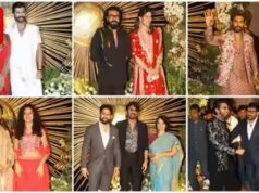 Le celebrità partecipano al ricevimento di Rashmika Mandanna-Vijay Deverakonda