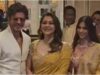 Matrimonio Arjun-Saaniya: SRK abbaglia nell’avorio, gemello Gauri-Suhana