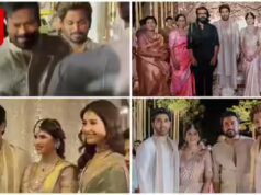 Chiranjeevi, RC, PK, Suriya partecipano al matrimonio Allu Sirish-Nayanika