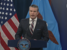 Guarda dal vivo: Hegseth e Caine riferiscono delle operazioni di guerra in Iran