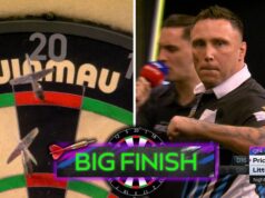 Van Gerwen subisce un’uscita shock all’European Darts Trophy