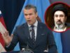 Pete Hegseth sfida il chief iraniano a mostrare il suo volto “sfigurato”.