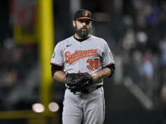 Andrew Kittredge (spalla) del RHP degli Orioles probabilmente salterà il giorno di apertura