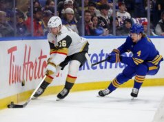 Il 33esimo gol stagionale di Tage Thompson spinge i Sabres a superare i Golden Knights