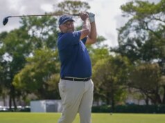Ricardo Gonzalez in testa dopo il spherical di apertura dell’evento Professional Soccer Corridor