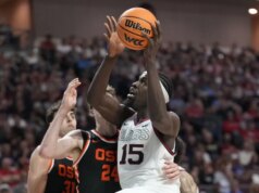 Il numero 12 Gonzaga sconfigge l’Oregon State e passa alla finale del WCC