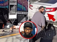 Il fratello di Nipsey Hussle si mette al riparo durante le riprese di apertura del ristorante, in video