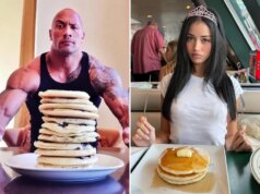 Celebrità con pancake… Lanciando foto fantastiche!