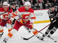 Beecher segna due volte, Backlund raggiunge i 600 punti mentre i Flames battono i Devils
