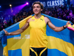 Mondo Duplantis alza di un altro centimetro il suo file mondiale di salto con l’asta