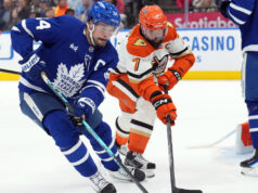 Radko Gudas dei Geese ha sospeso 5 partite per aver inginocchiato Auston Matthews dei Maple Leafs