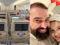 Ant Middleton torna a Dubai con un volo quasi vuoto mentre altre celebrità ritornano
