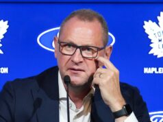 Guarda dal vivo: il direttore generale dei Maple Leafs Brad Treliving parla dopo la scadenza commerciale