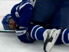 A VOIR: Un colpo di stato disgraziato di Radko Gudas su Auston Matthews