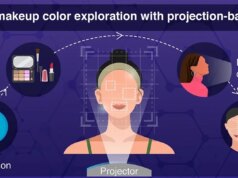 Il sistema di proiezione AI proietta il trucco sul tuo viso semplicemente dicendo l’aspetto che desideri