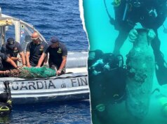 La polizia si imbatte in un antico relitto durante un pattugliamento di routine e mantiene segreta la posizione per scoraggiare i saccheggiatori