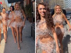 Brooks Nader e le sue sorelle colpiscono le strade di New York con Bubble Clothes