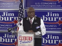 Clyburn, 85enne democratico della Carolina del Sud, in corsa per la rielezione
