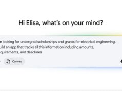 La modalità AI di Google nella Ricerca ora ti consente di pianificare, scrivere e codificare sul proprio Canvas