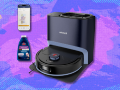 Pulisci i tuoi animali domestici con uno sconto di $ 100 sul robotic aspirapolvere e lavapavimenti Bissell FlexClean FurForce