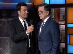 Vale la pena guardare gli spezzoni dell’intervista di Stephen Colbert con Jimmy Fallon