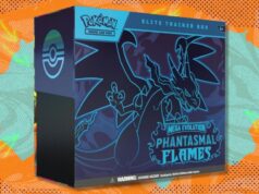 Il Coach Field Phantasmal Flames Elite del GCC Pokémon è vicino al prezzo di mercato su Amazon: risparmia $ 7 rispetto a Walmart