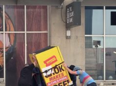 Il distributore automatico di arte guerrigliera Anti-Elon Musk va al SXSW di Austin