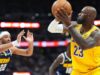 LeBron James batte il document di discipline objective della NBA mentre i Lakers cadono contro i Nuggets
