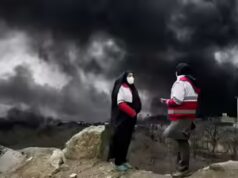 Un lanciatore di fabbricazione statunitense ha lanciato missili dal Bahrein, come mostra un video