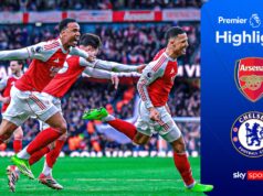Frenesia d’angolo! L’Arsenal ristabilisce il divario di cinque punti in testa alla classifica vincendo sul Chelsea in 10