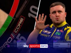 Littler batte Clayton vincendo a Cardiff dopo Large Fish e un quasi incidente a nove freccette