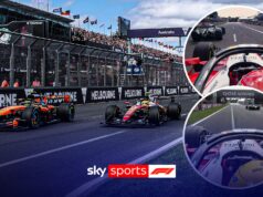 RAPIDO! Uno sguardo più da vicino alla partenza ROCKETING della Ferrari dalla linea