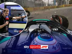 In dubbio la partecipazione di Antonelli alle qualifiche dopo la brutta caduta