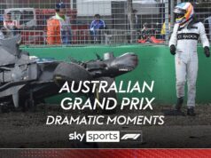 I momenti più drammatici del Gran Premio d’Australia