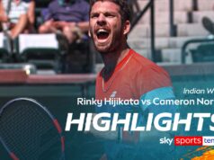 L’elegante Norrie sconfigge Hijikata in due set e raggiunge i quarti di finale