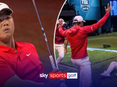 SCENE! L’oltraggiosa buca in uno di Kim manda Tiger e i suoi compagni di squadra in delirio!