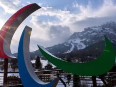 Ultime Paralimpiadi invernali: Paralimpiadi GB in azione di curling su sedia a rotelle