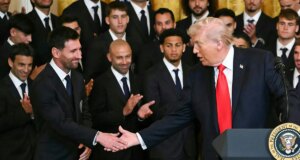Trump cube a Lionel Messi “sei entrato e hai vinto” durante i festeggiamenti alla Casa Bianca dell’Inter Miami