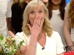 Carol Kirkwood in lacrime consegna il messaggio finale della BBC Breakfast dopo la sorpresa del marito